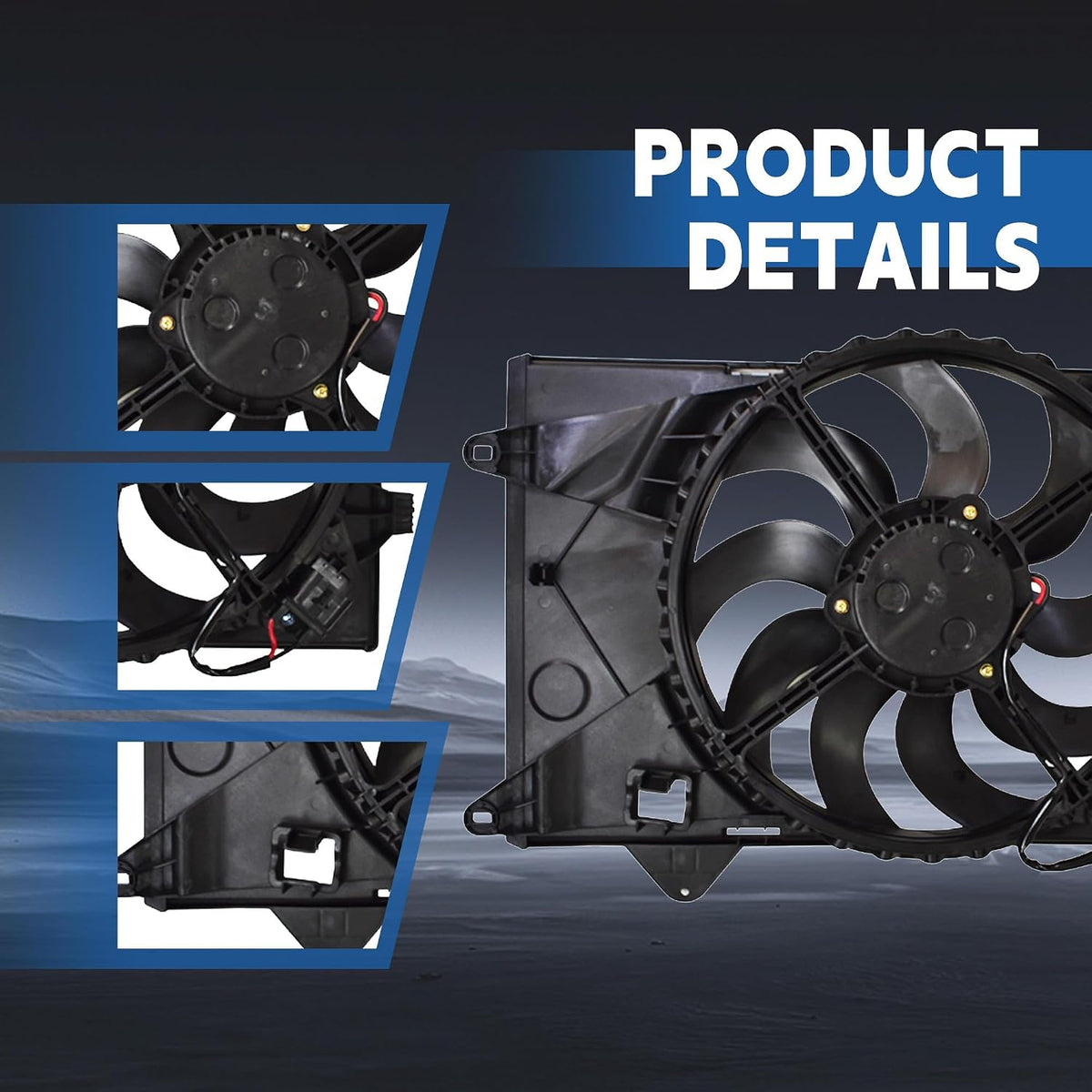 Radiator Cooling Fan Replacement for Chevrolet Sonic 2012-2015 1.8L L4