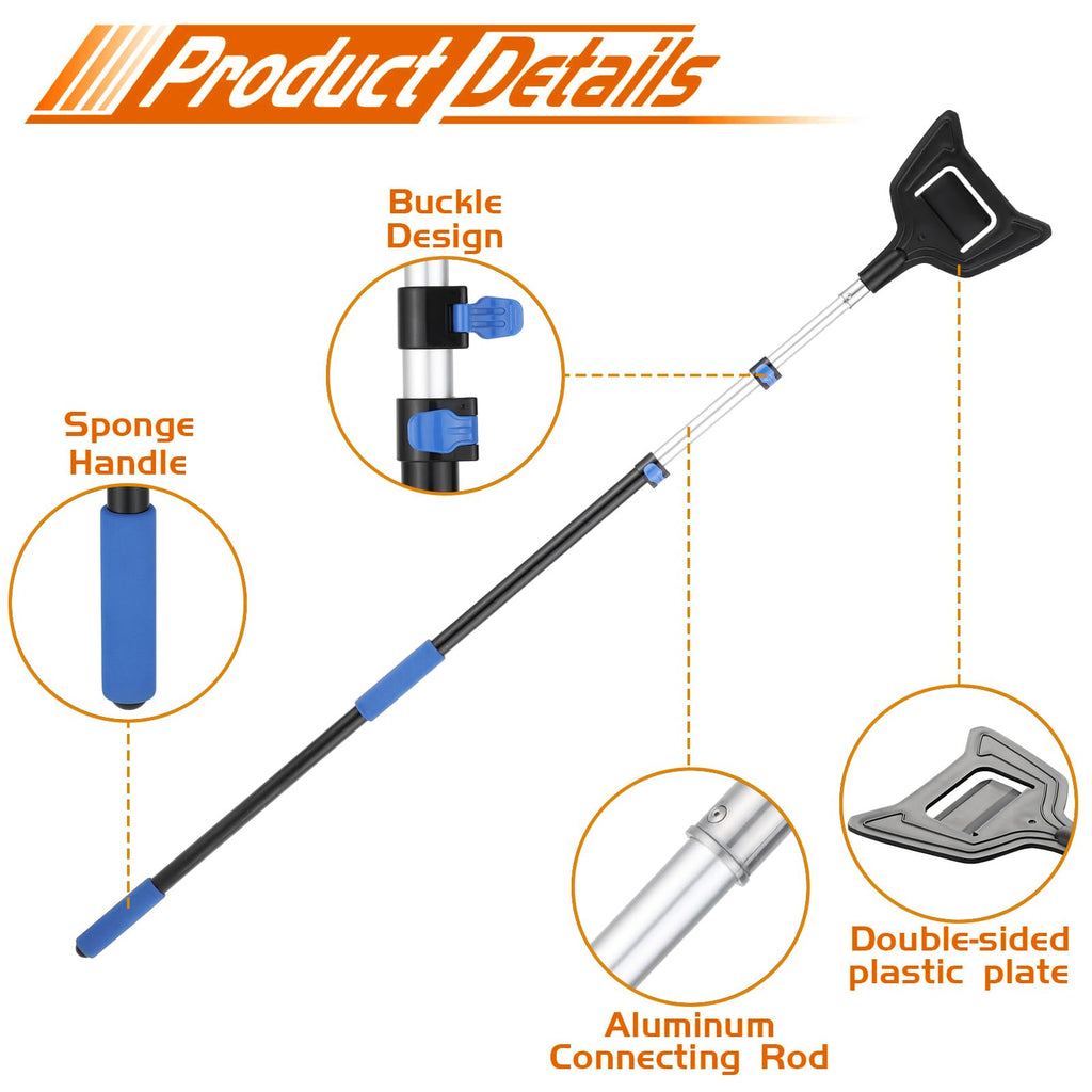LLCC 9.8ft V Shaped Board Corner Protector Extension Handle (4.76ft→9.8ft)