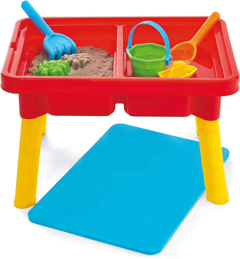 Sand 'n Splash Activity Table | Scoop, pour and build at stand-up height - dual sensory bins with a cover for