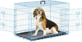 36 inch Dog Crates for Medium Dogs Folding Metal Wire Dog Cage Kennel, Indoor Outdoor Dog Crate Kennels with