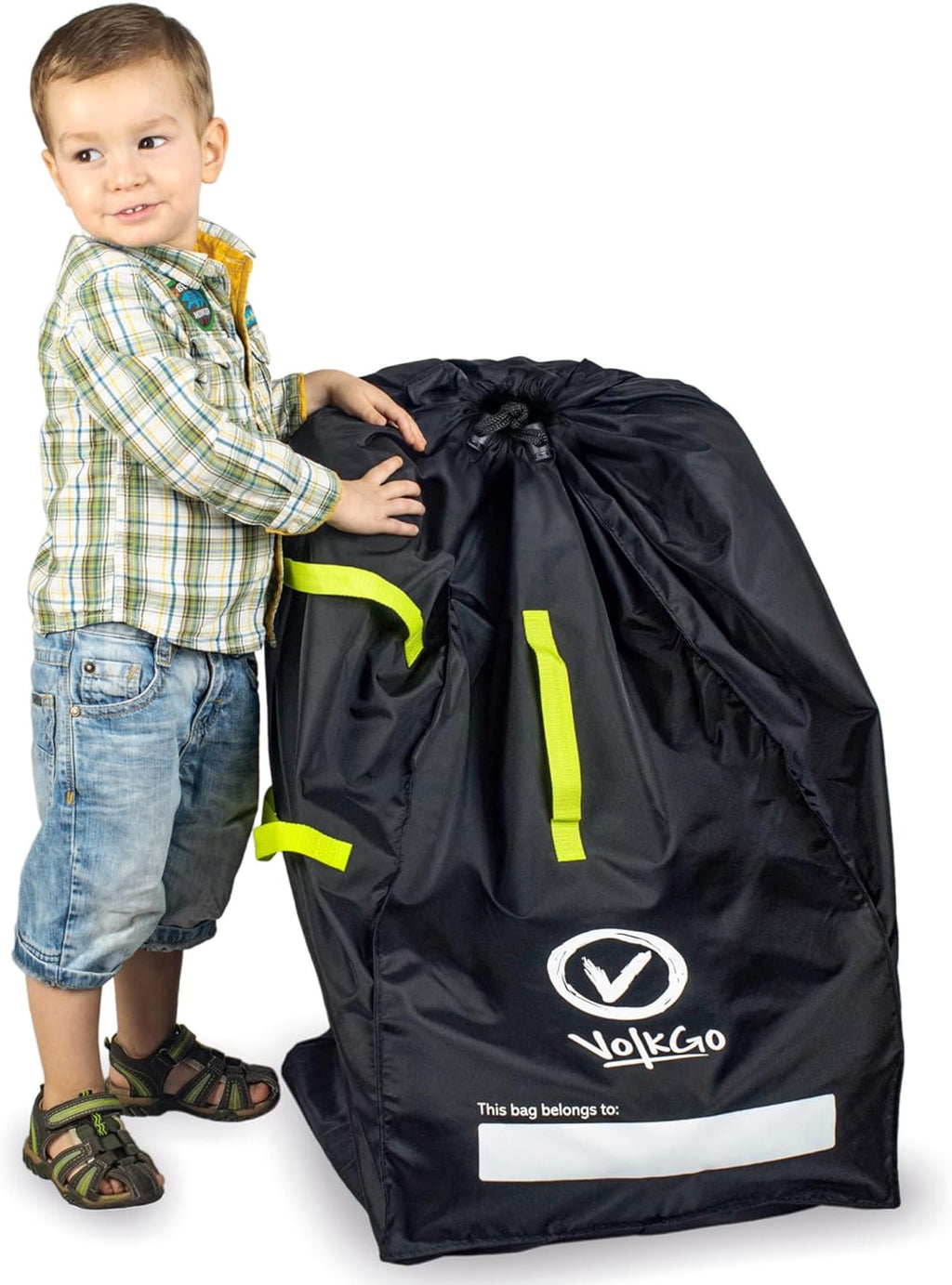 Car Seat Travel Bag For Airplane with Carrying Straps, Gate Check Bag, Car Seat Bags for Air Travel Carseat Travel