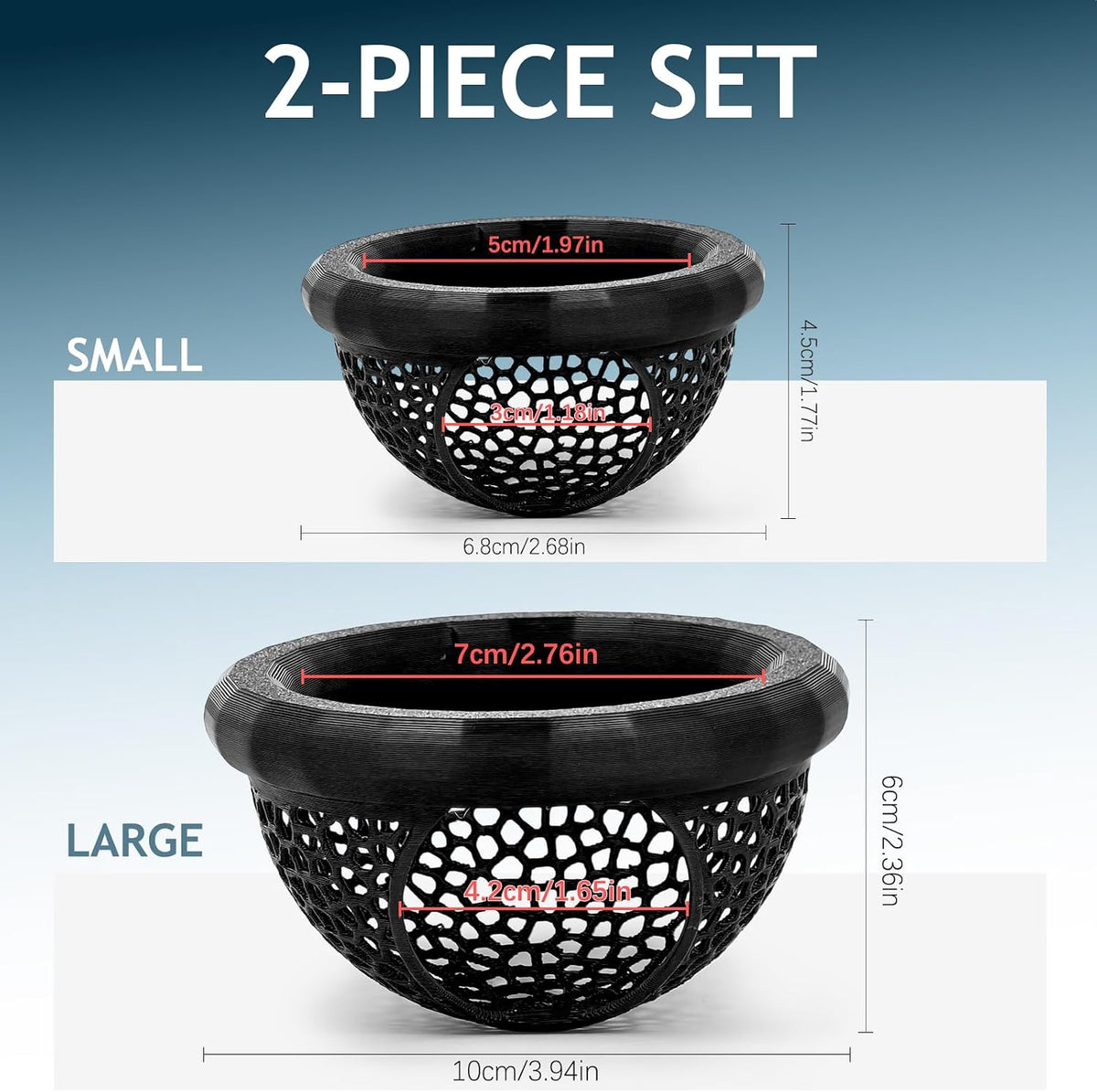 2Pcs Floating Betta Hammock & Shrimp Shelter, Beta Hide Cave and Resting Spot, Fish Feeding Rings, Safe Aquarium
