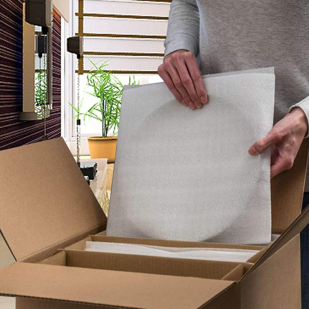 Foam Wrap Cushion Foam,100 Pack Foam Wrap Cushioning Packing Supplies for Moving, Packing, Transportation and