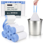 2 Gal Small Trash Bags, Unscented Drawstring, 200 Ct for Bathroom