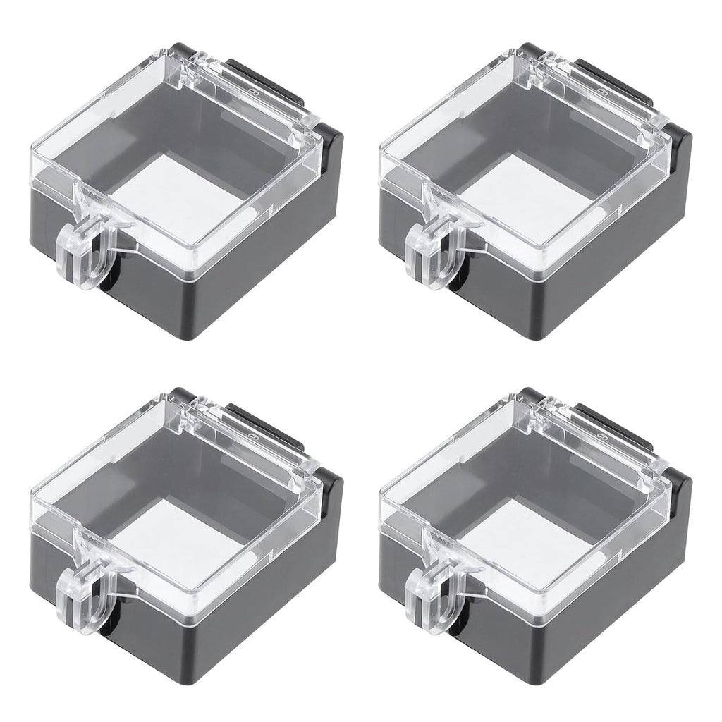 Antrader Push Button Switch Cover for 30mm PC Desktop,Square,4Pcs