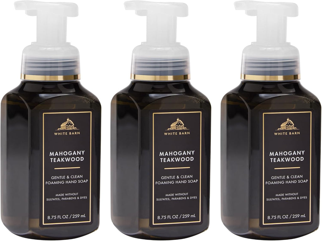 Foaming Hand Soap, Mahogany Teakwood, 3 Pack