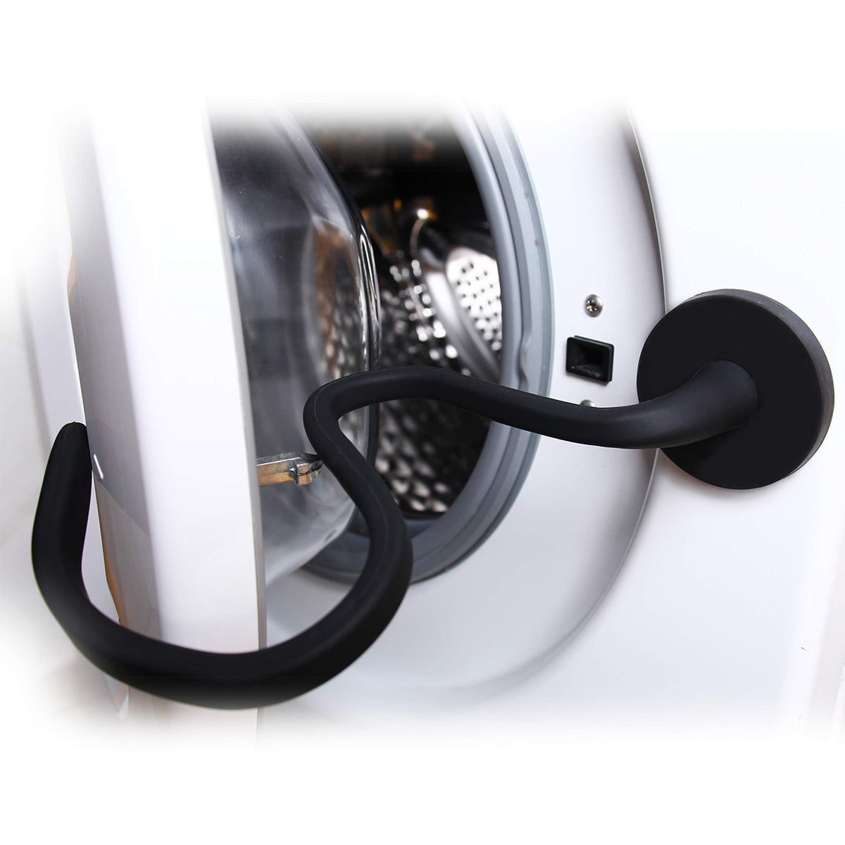 Flexible front load washer door prop.16.5 In Magnetic Washing machine door stopper Holder,Suitable for washing machines of any material.Keep Washer Door Open,avoiding Damp and mildew