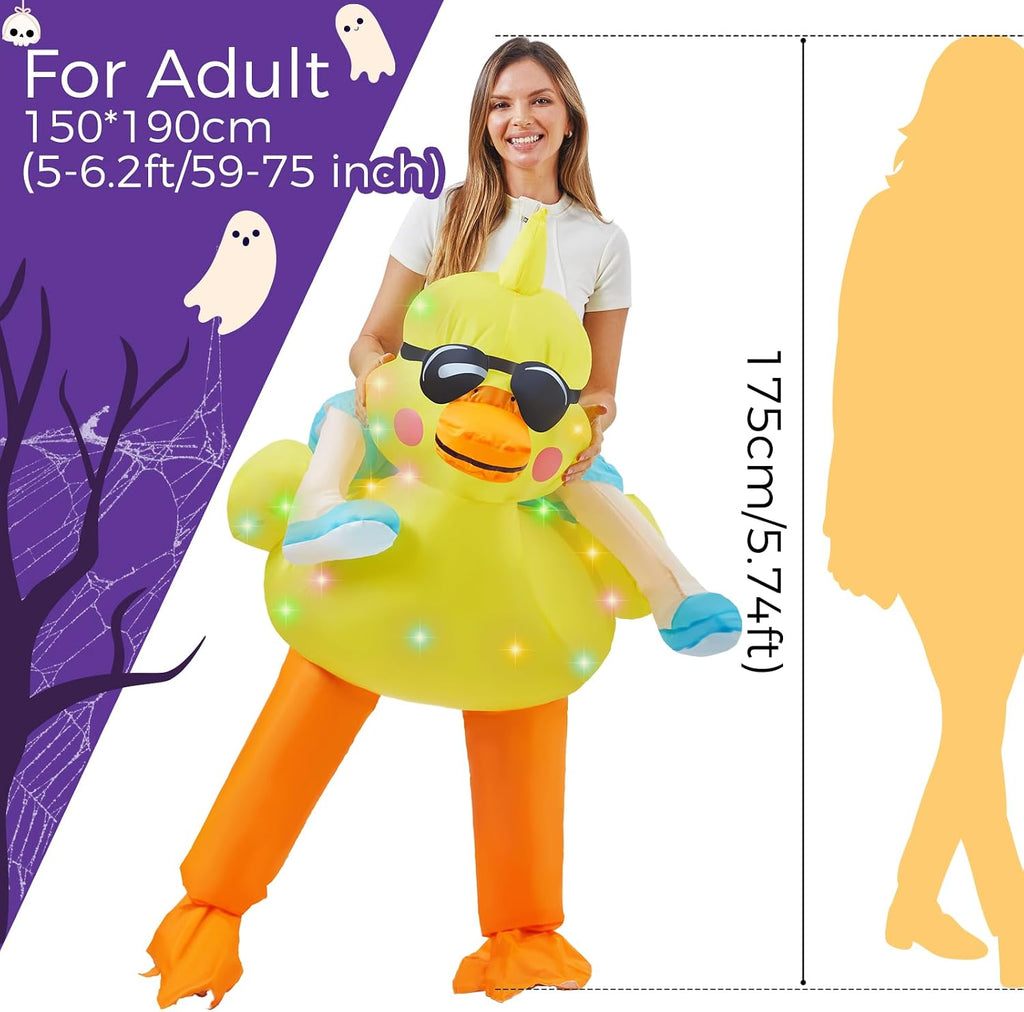 Inflatable Costume Adult With Light Halloween