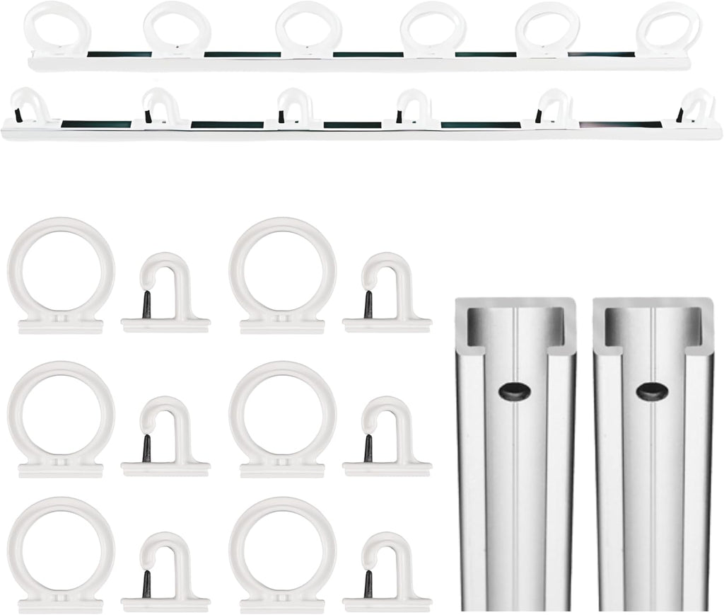 Fishing 1080 Trac-A-Rod Storage System, 2 ft, Silver/White | Customizable Rod Storage Solution - Holds up to 6 Rods
