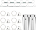 Fishing 1080 Trac-A-Rod Storage System, 2 ft, Silver/White | Customizable Rod Storage Solution - Holds up to 6 Rods
