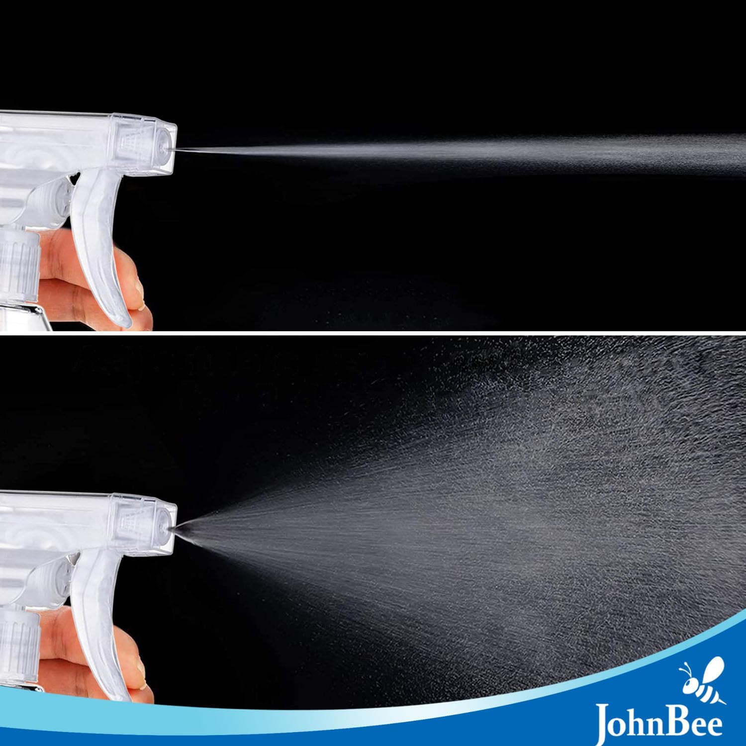 Spray Bottles - 16.9oz/2Pack - Premium Adjustable Spray Bottles for Cleaning - No Leak And Clog Mister Spray Bottle