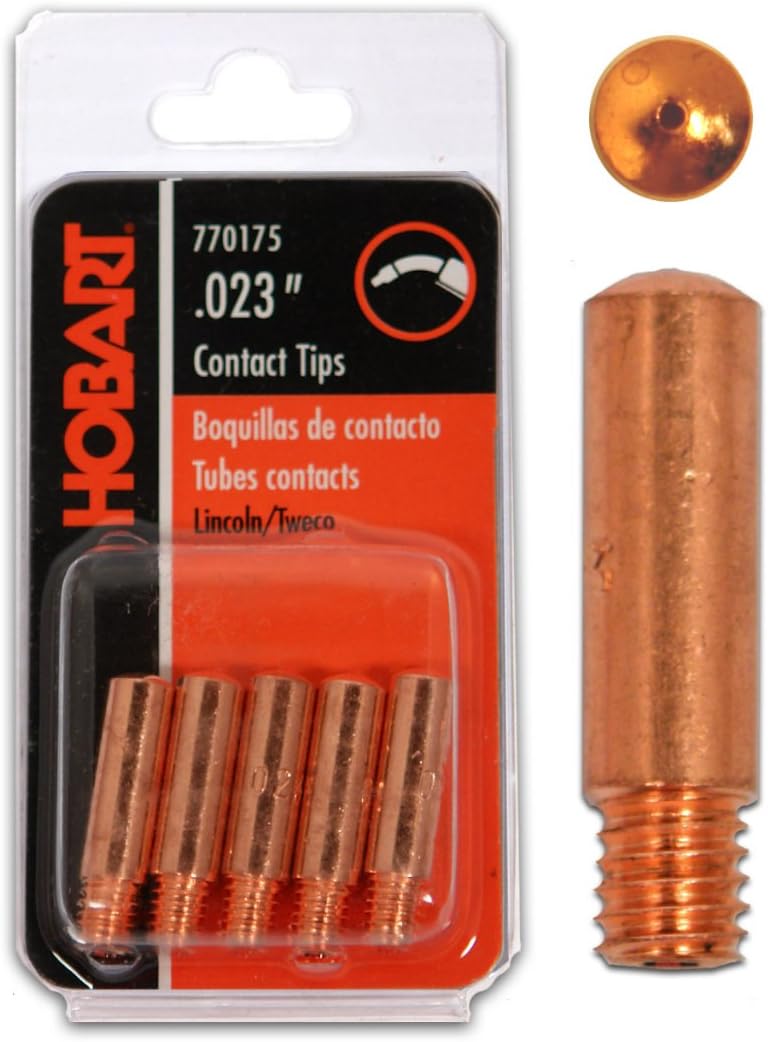 Hobart MIG Contact Tips, 5-Pack, Copper