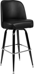 James Metal Barstool with Swivel Bucket Seat
