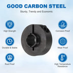MECCANIXITY Single Split Shaft Collar 3/8"(10mm) Bore Carbon Steel