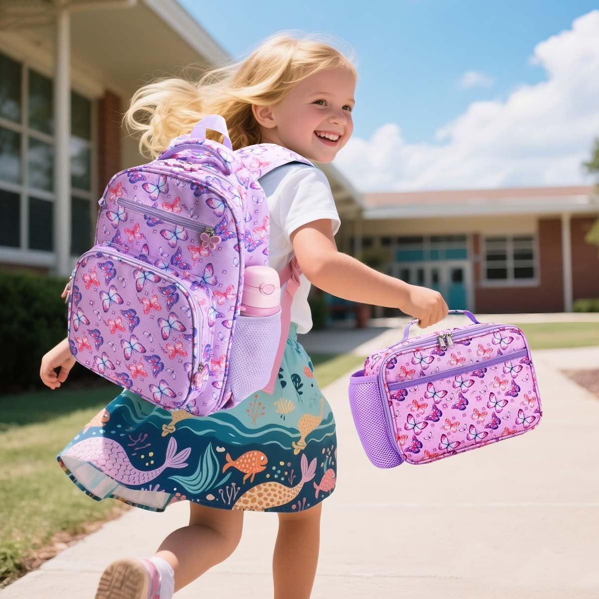 Kids Lunch Bag - Insulated Lunch Box for Boys Girls,Washable Lunch Bag and Reusable Toddler Leak-proof Lunchbox for