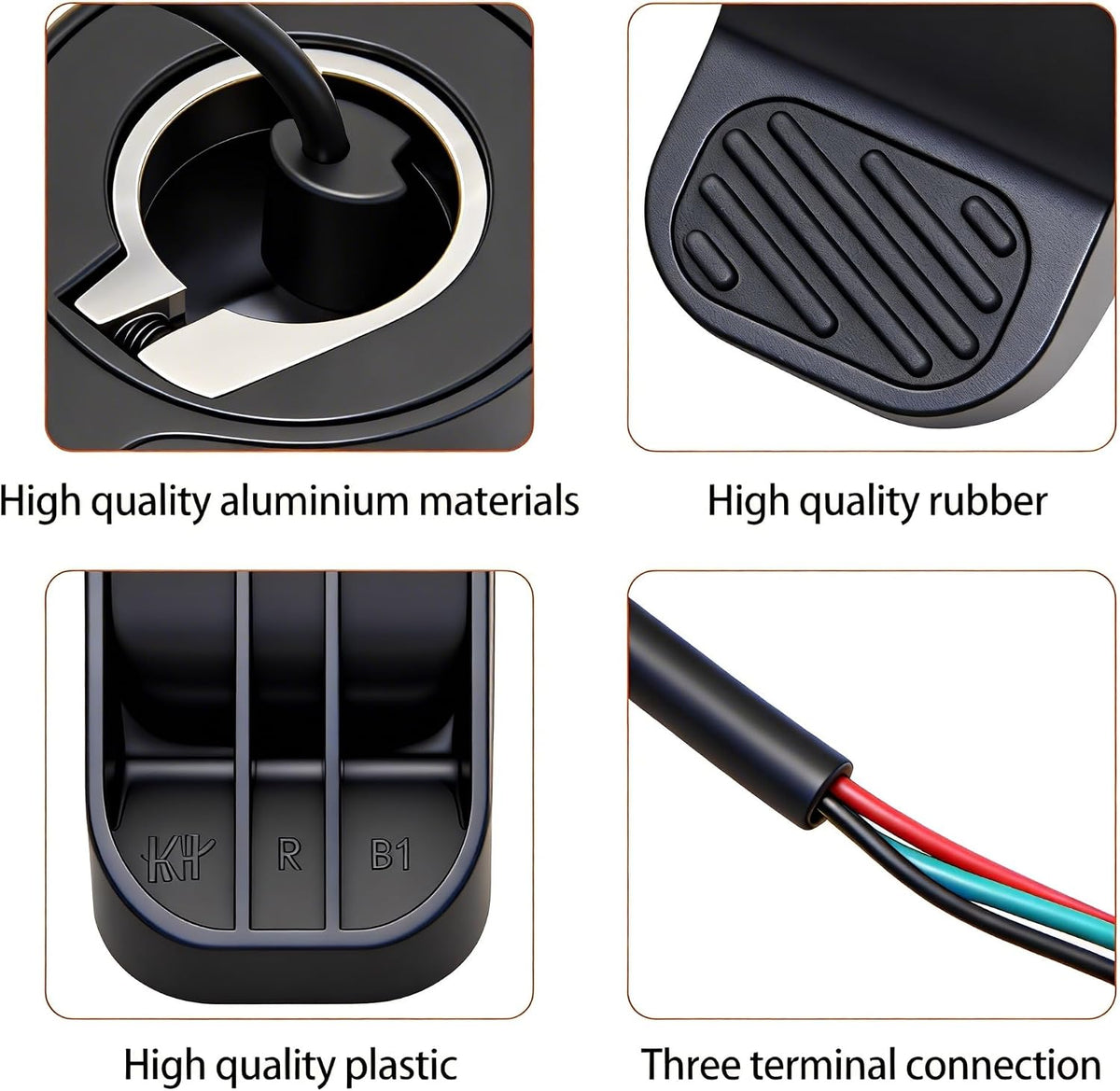 GDLYTIME Scooter Accelerator Throttle for Segway Ninebot C2 Pro/ E2/ E2 Plus/ E2 Plus II/DLX 2 Pro/DLX 2 Plus,Electric Scooter Assembly