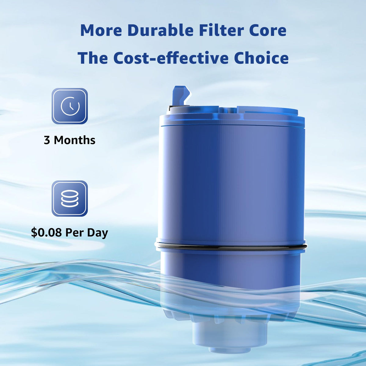 7008 Water Filter Replacement for PUR Faucet Filter, 3 Pack