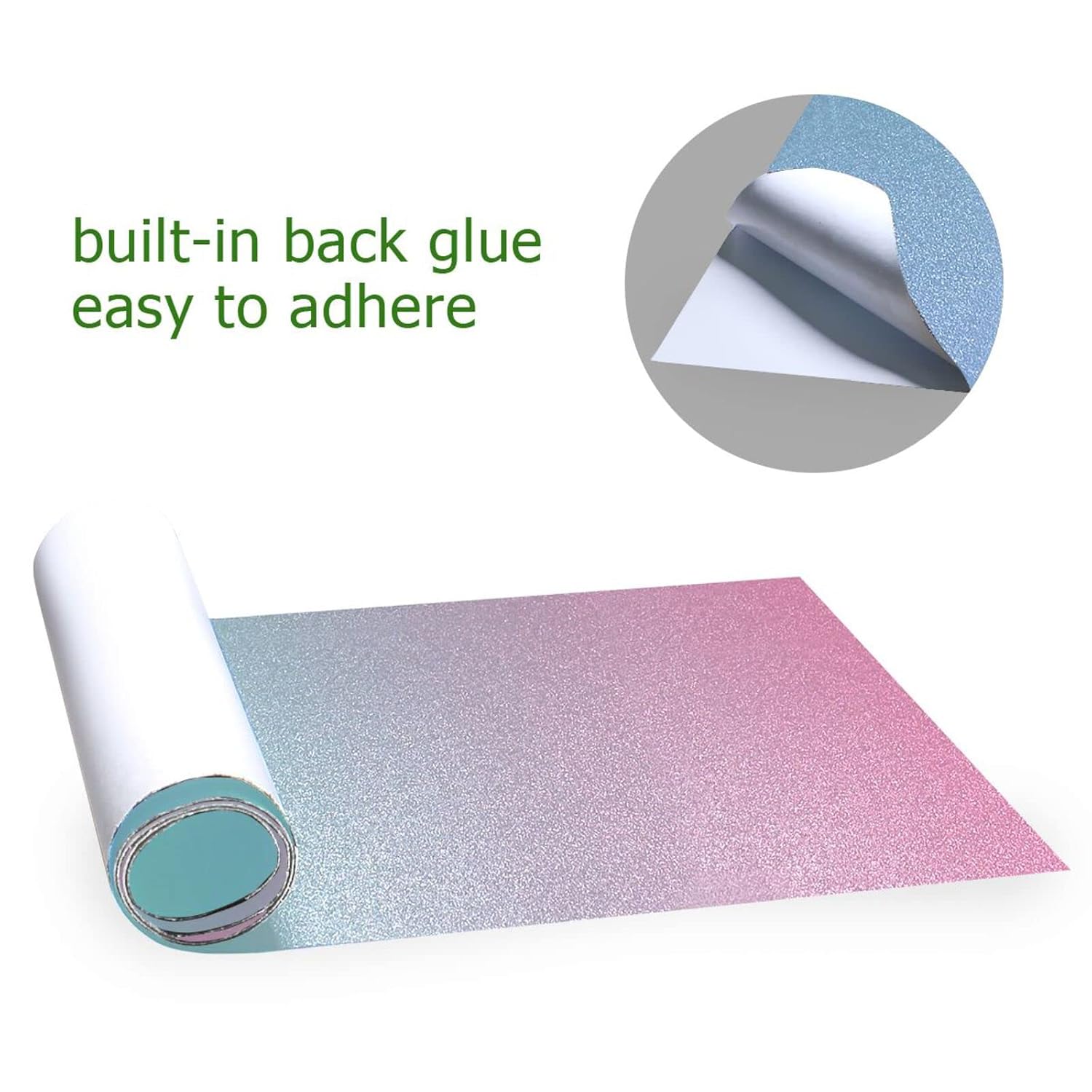 Blue Pink Gradient Skateboard Grip Tape Non Slip 33.1"x9.1" Longboard Grip Tapes Scooter Griptape Sheet Sticker