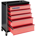 5 Drawer Rolling Tool Chest with Wheels,Lockable Tool Cabinet