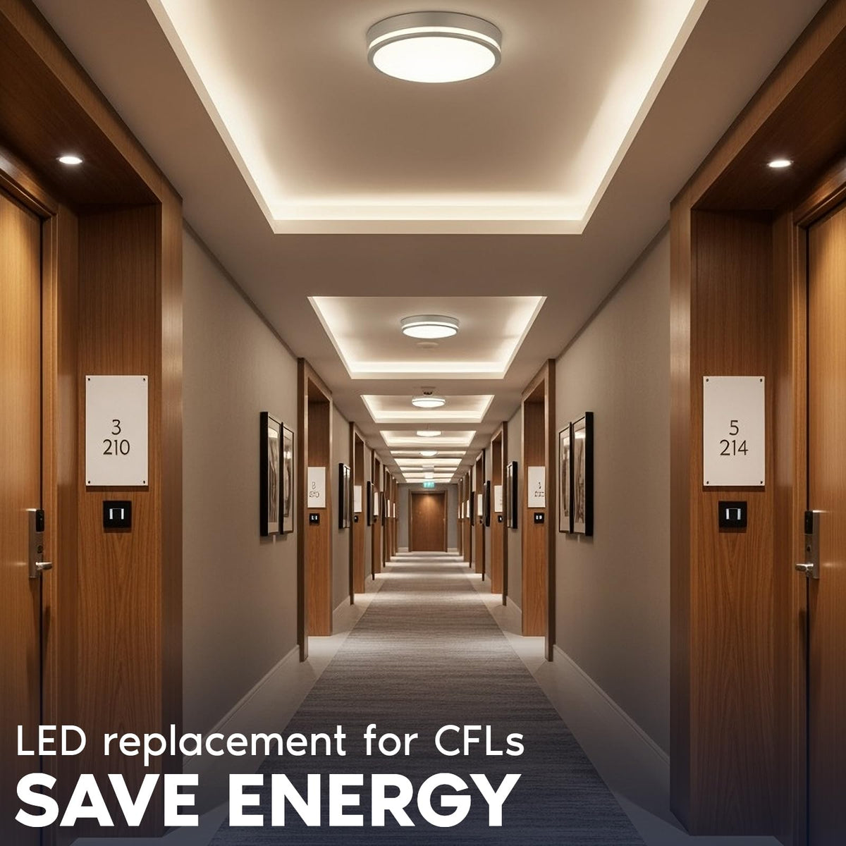 Universal Horizontal Quad Style G24Q 4-Pin LED Bulb, CFL Replacement, Type A+B, 4CCT 2700K/3000K/4000K/5000K
