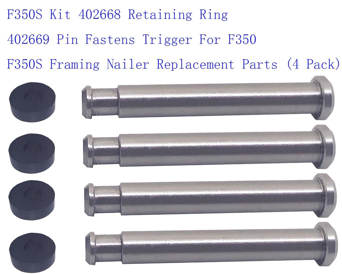 4 Pack F350S Kit 2 X 402668 Retaining Ring 2 X 402669 Pin Fastens Trigger