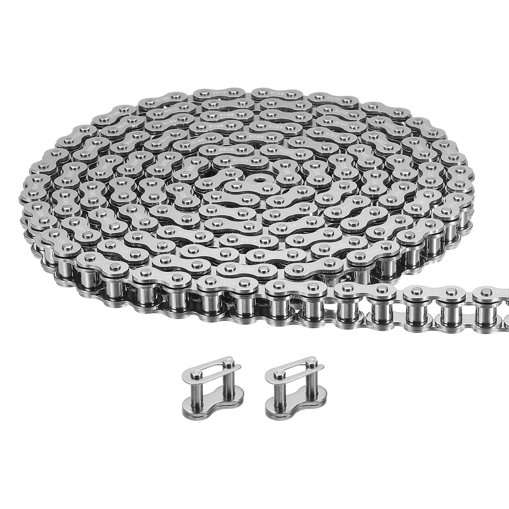 DTGN ANSI #50/ISO (DIN) 10A-1 Roller Chain 10 Ft 192 Links Stainless Steel