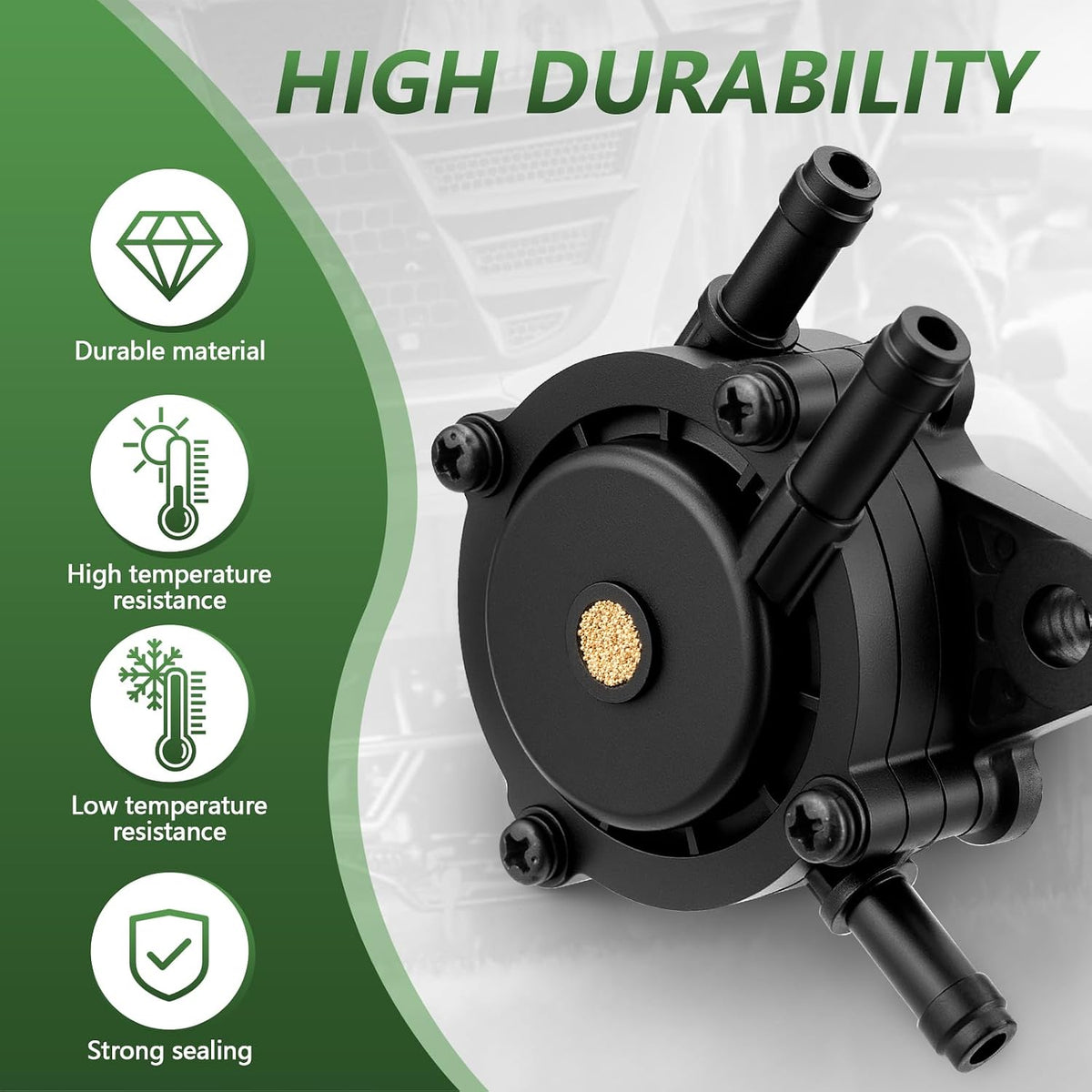 Fuel Pump for Kohler 17HP-25 HP BS 808656 mikuni 808492 John Deere Cub Cadet Kawasaki Yamaha Golf Cart Lawn Mower Small Engine