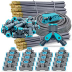 Drip Irrigation System, 100Ft 5/16 Inch Hose, 30 Adjustable Copper Nozzles, Automatic Atomizing Watering Kit for