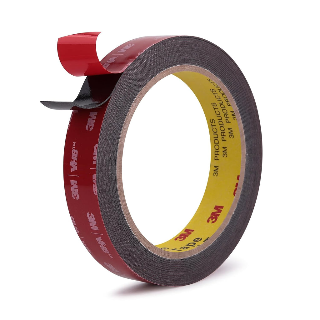 3M Double Sided Tape, Heavy Duty, 3/4” x 18Ft, 5925, Black
