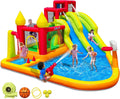 Inflatable Bounce House with Slides, Inflatable Water Slide for Kids Backyard, Bounce Water Prak with Air Blower