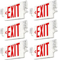 6 Pack Commercial Double-Sided Exit Sign with Adjustable Heads