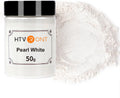 Pearl White Mica Powder for Resin - 1.7oz/50g Epoxy Pigment Dye | Cosmetic Grade Mica Powder for Soap Making, Candle