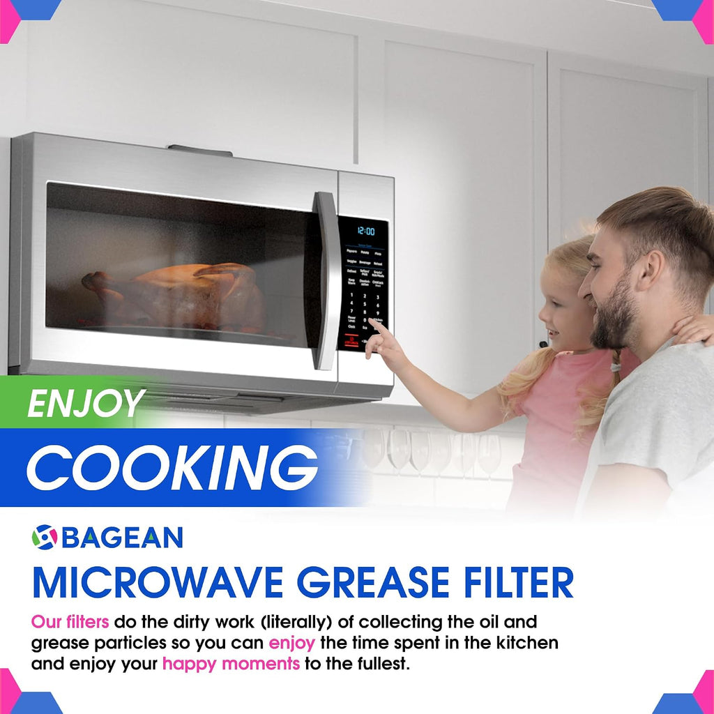 Bagean Microwave Filter 13" x 4.7" Fit's GE WB06X10288 Oven Grease Filters