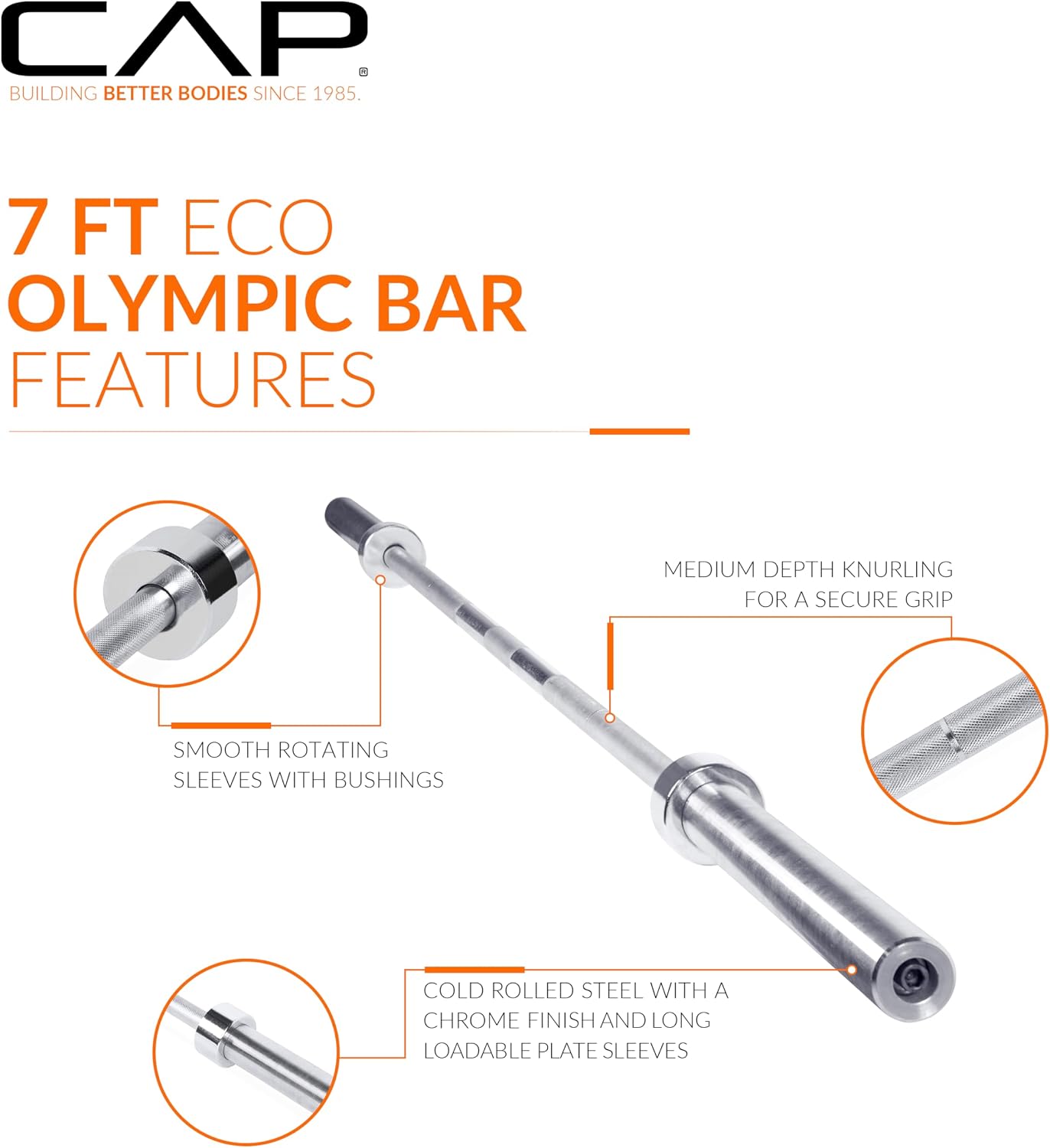 Olympic Weight Set with 7ft Barbell & Bumper Plates | 160-370 lbs | Multiple Options