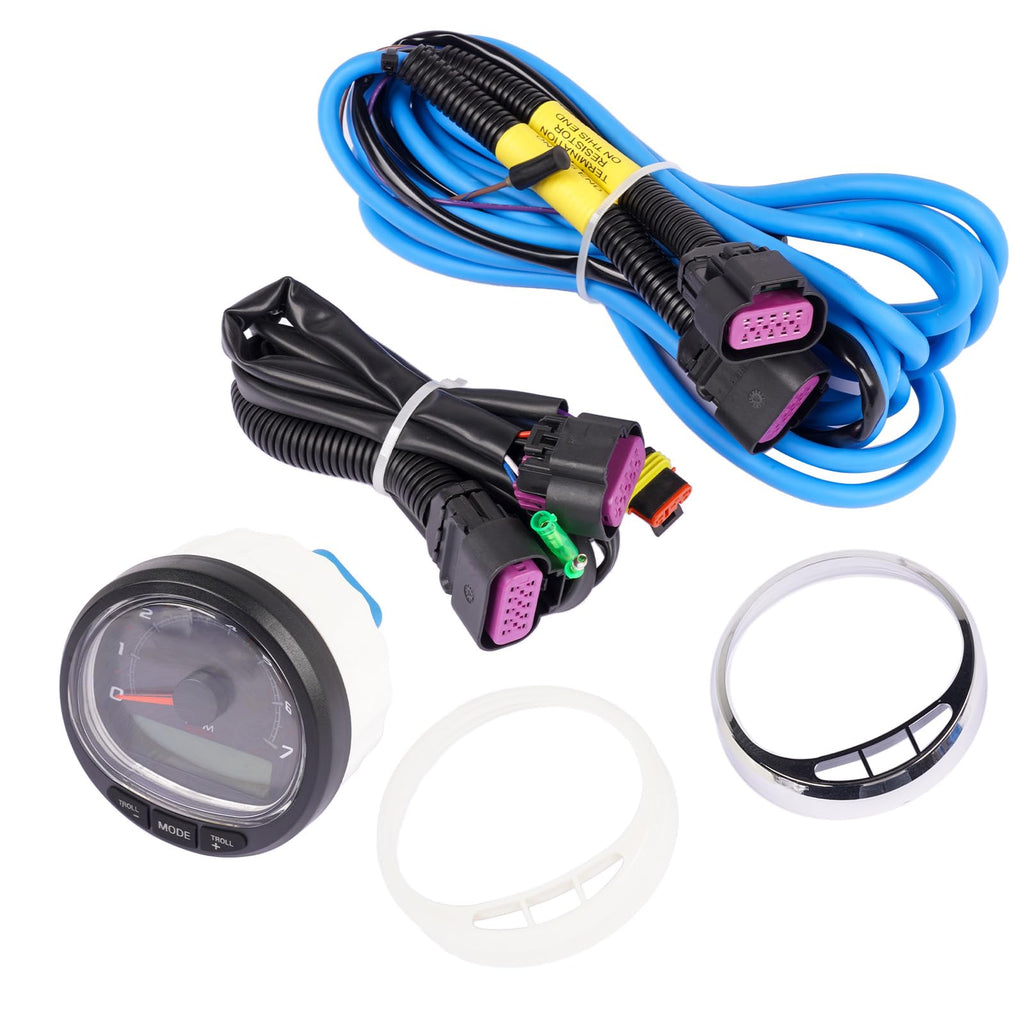 Black Tachometer Fit for Mercury SmartCraft SC1000 79-8M0135641 8M0101099