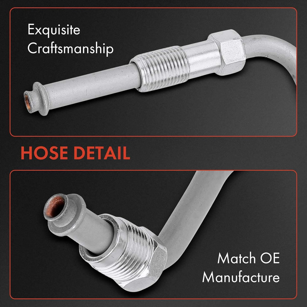 A-Premium Power Steering Pressure Hose Assembly, Pump To Gear/Rack Pinion