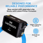 Remanufactured Ink Cartridge Replacement for Epson 252XL Ink 8-Pack