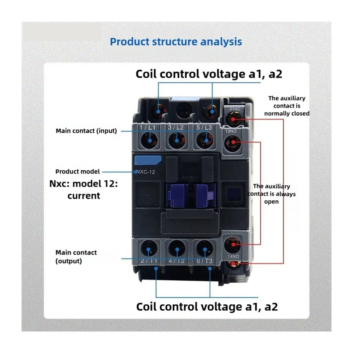 Magnetic AC Contactor，Compatible for CHINT，NXC-09