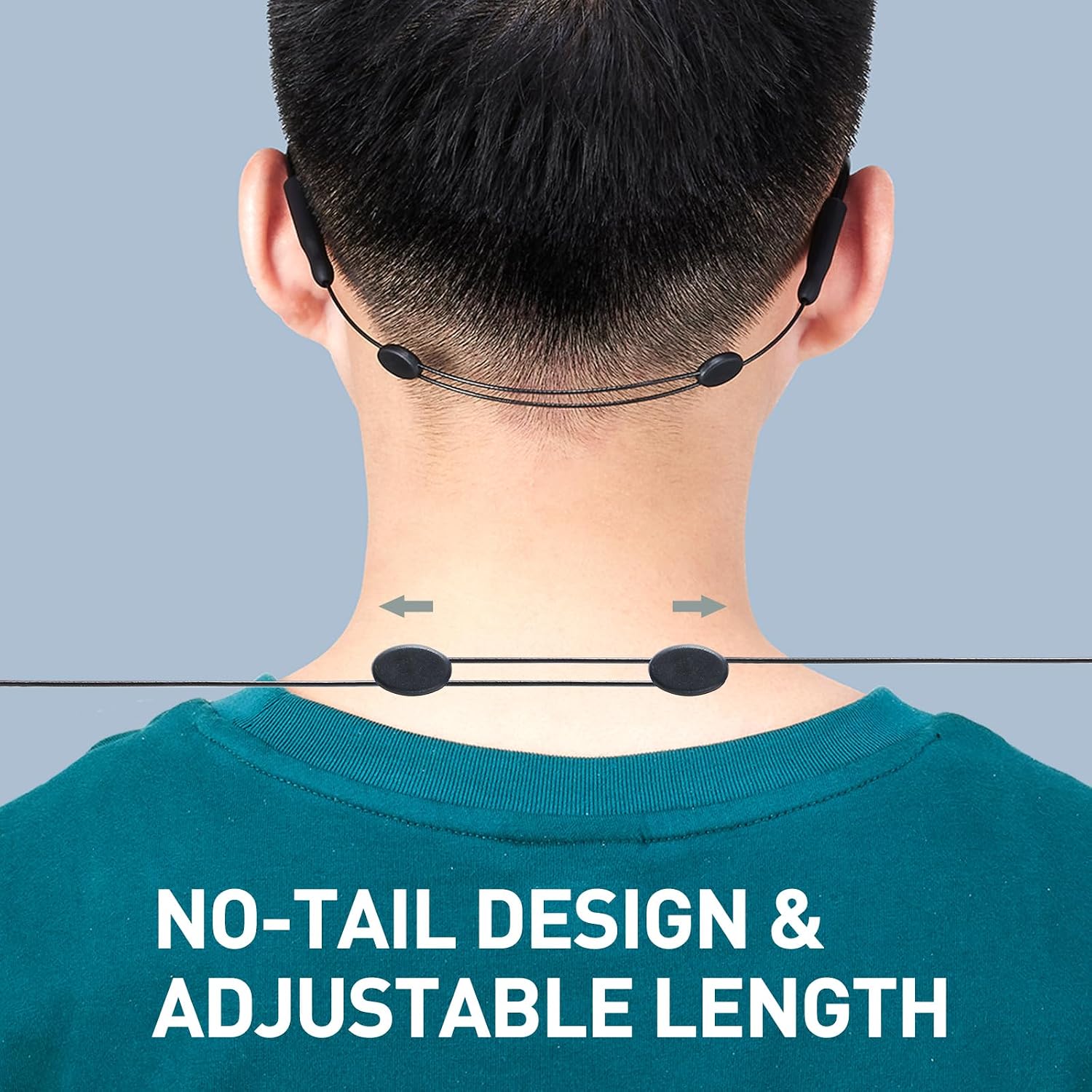 Glasses Strap -No Tail Adjustable Sunglasses Strap, Eyeglasses Strap, Cable Straps, Eye Glasses Holders Around Neck