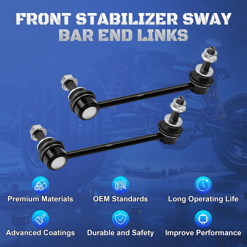 K80822 K80823 Front Sway Bar End Links for Chrysler 300 RWD 2005-2022