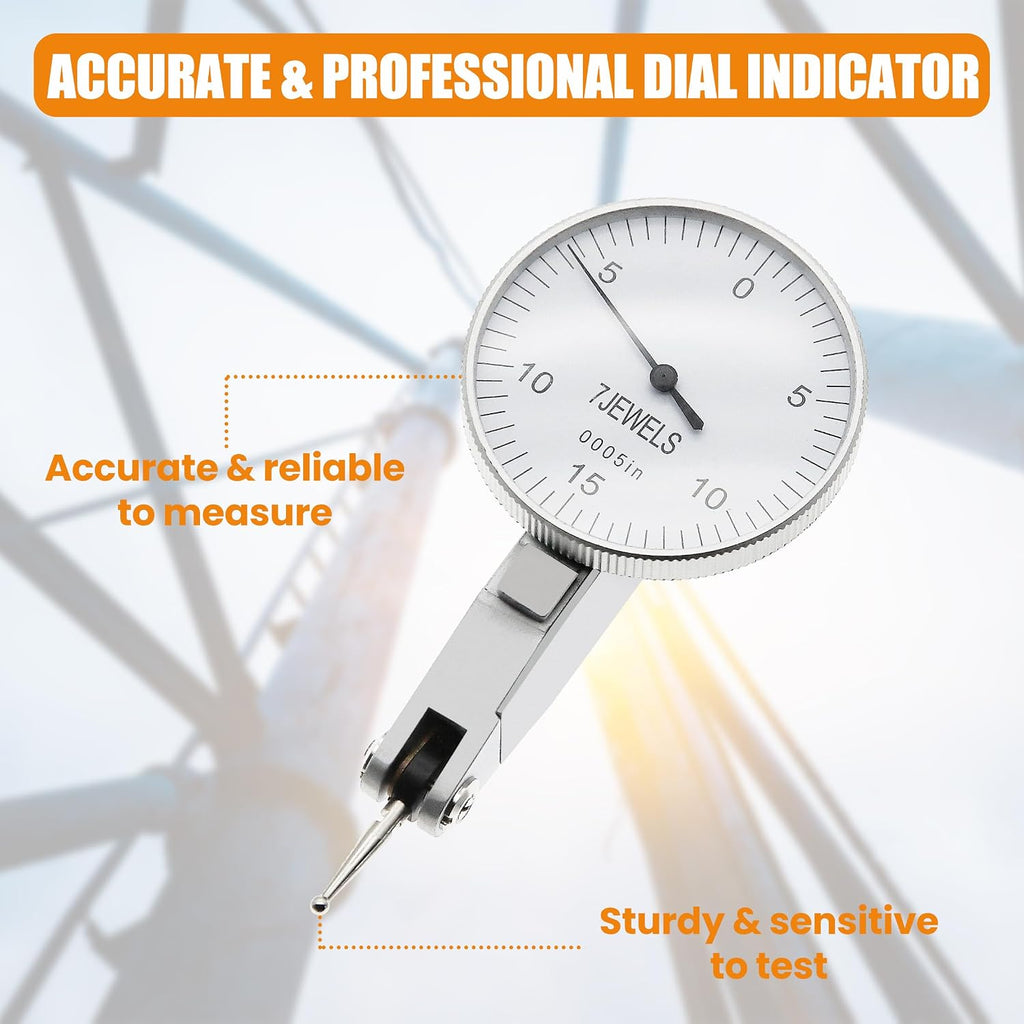 Dial Indicator 0.0005 Brass Test Indicator for Engineer Measurement