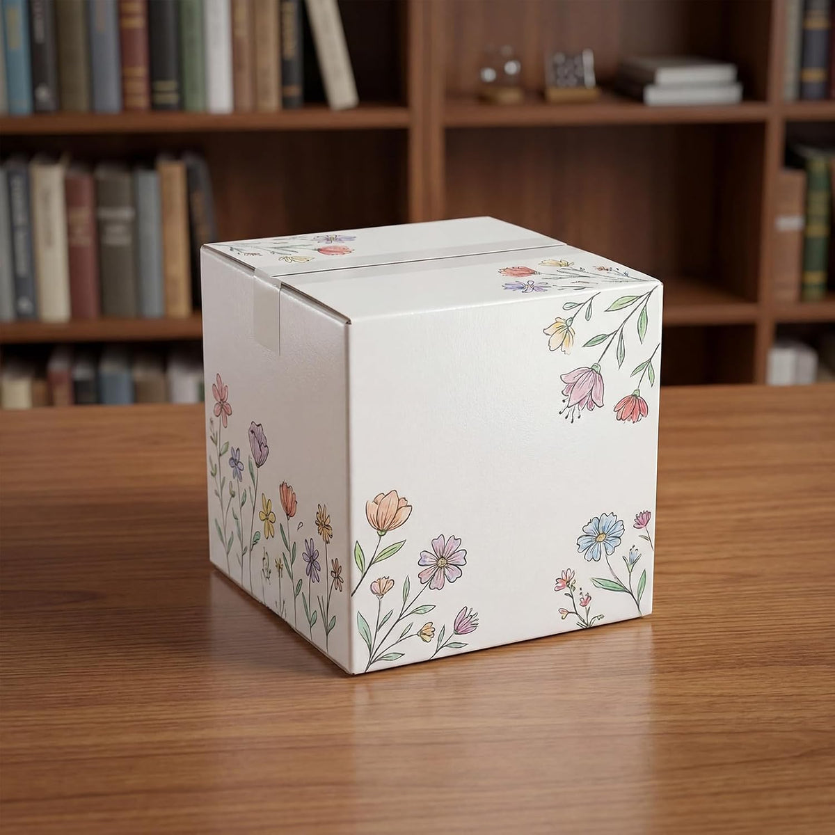 9x9x9 Shipping Boxes 15 Pack, White Corrugated Cardboard Boxes with Side-Lock and Pre-Applied Double-Sided Tape, Easy
