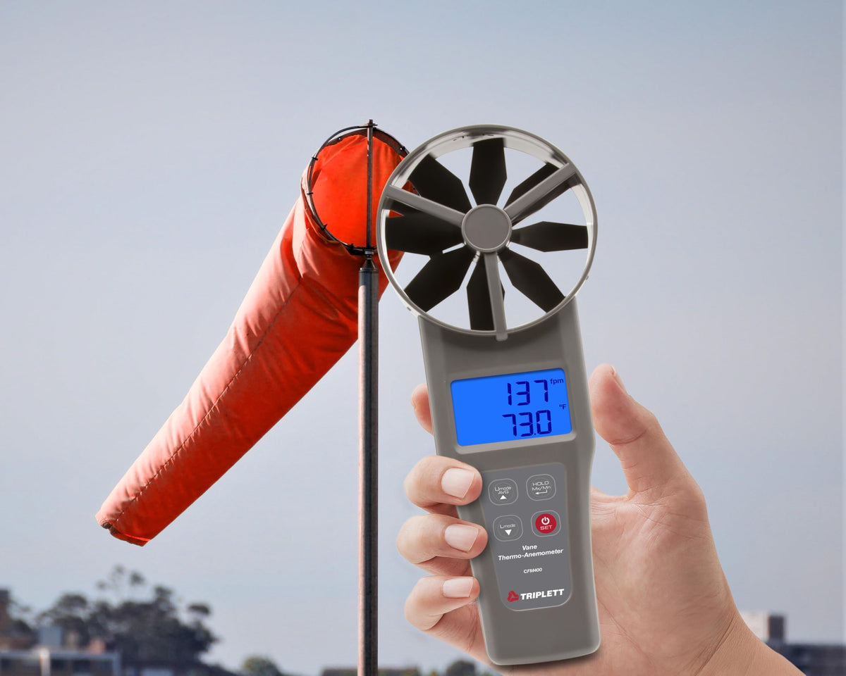 Triplett CFM400 CFM/CMM Thermo-Anemometer