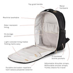 New Classic Diaper Bag Backpack with 15 Pockets, Changing Pad, Large