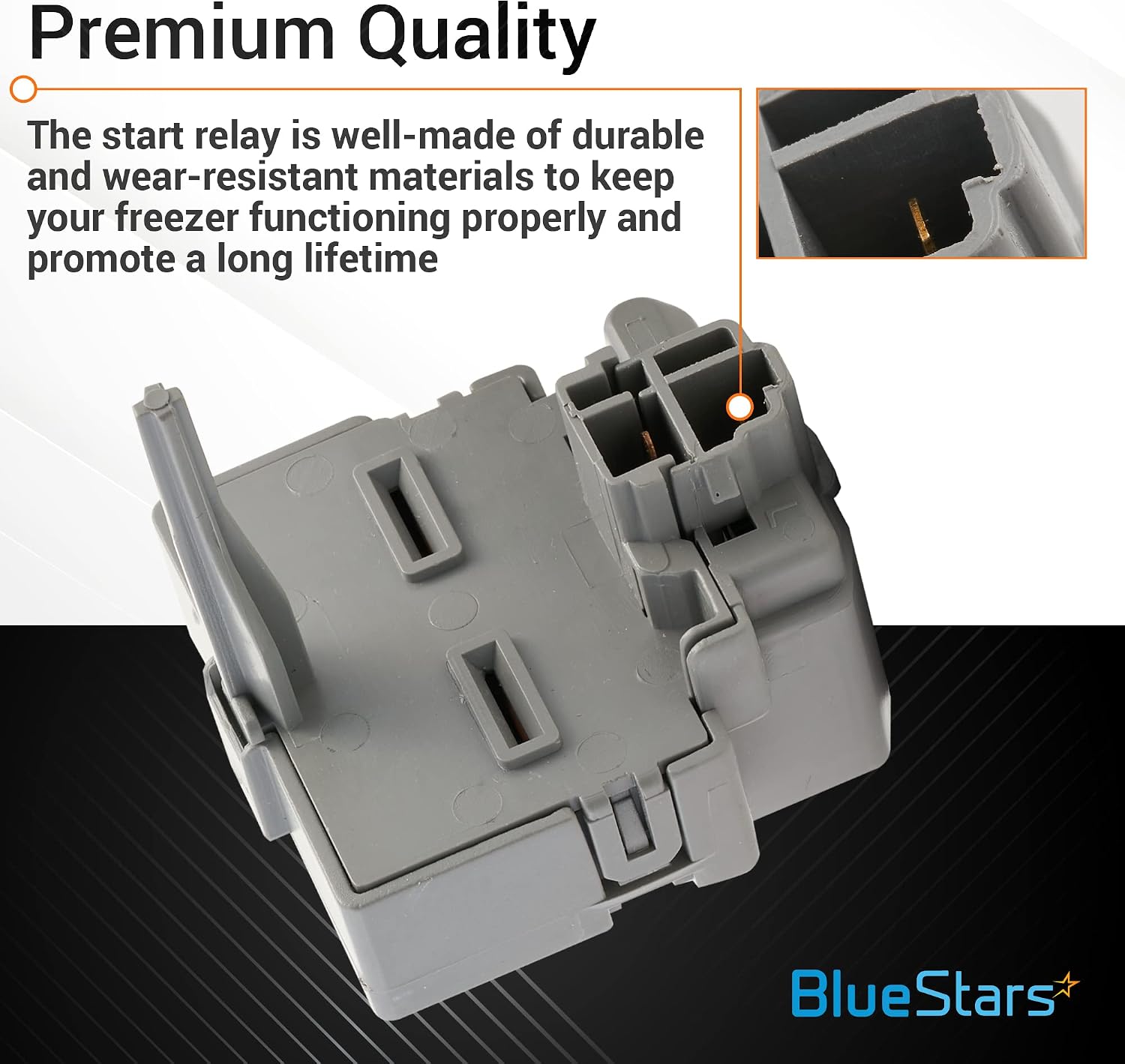 2319792 TSD2 Refrigerator Start Relay & W10662129 Compressor Run Capacitor | Compatible with Whirlpool Kenmore