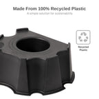 55-Gallon Rain Barrel Stand, Made from 100% Recycled Material, Black
