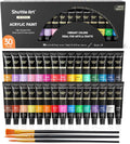 Acrylic Paint Set, 30 x12ml Tubes Artist Quality Non Toxic Rich Pigments Colors Great for Kids Adults Professional