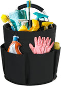 Cleaning Caddy with Handle, Cleaning Products Organiser, 17L Foldable Storage Basket, Cleaning Caddy Organiser