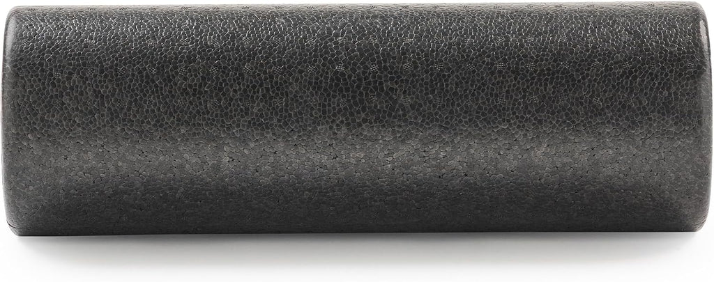 High-Density Foam Roller 12" to 36", for Stretching & Muscle Recovery – Black, Blue, Pink