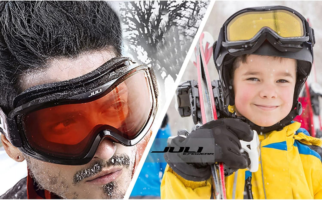 Juli Ski Goggles,Snow Snowboard Goggles Men Women Snowmobile Skiing Skating